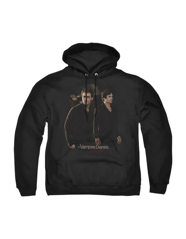 _vampire Diaries Brothers Pull Over Hoodie / Hooded Sweatshirt, Stylish For Everyday Wear, 50% Cotton And 50% Polyester_
