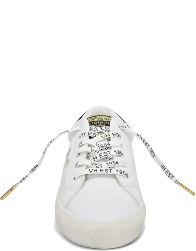 Dotted Sneakers With Metallic Gold Star