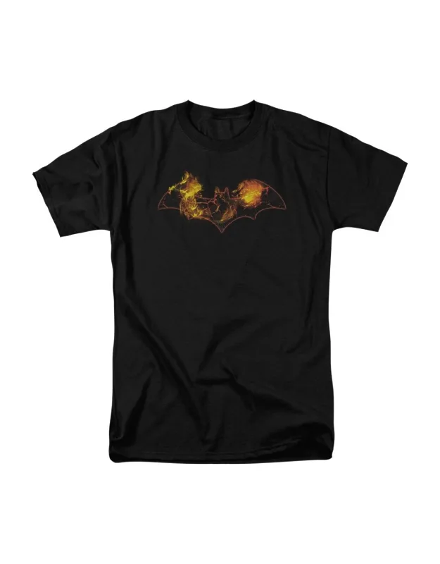_batman Molten Logo Short Sleeve Tee / T-shirt - Stylish And Easy Wear_