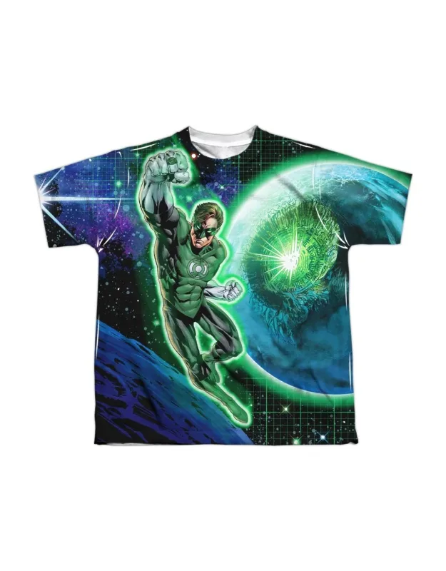 Dc Comics Gl In Space Short Sleeve Poly Crew Tee