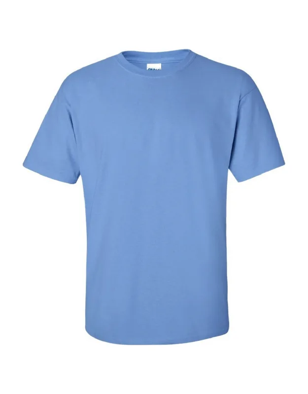 Gildan Ultra Cotton Short Sleeve T-shirt With Seamless Double-needle Collar And Tubular Construction