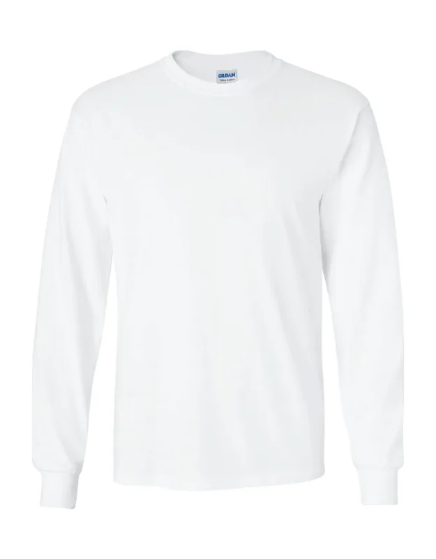Plain Crew Neck Ultra Cotton Long Sleeve T-shirt
