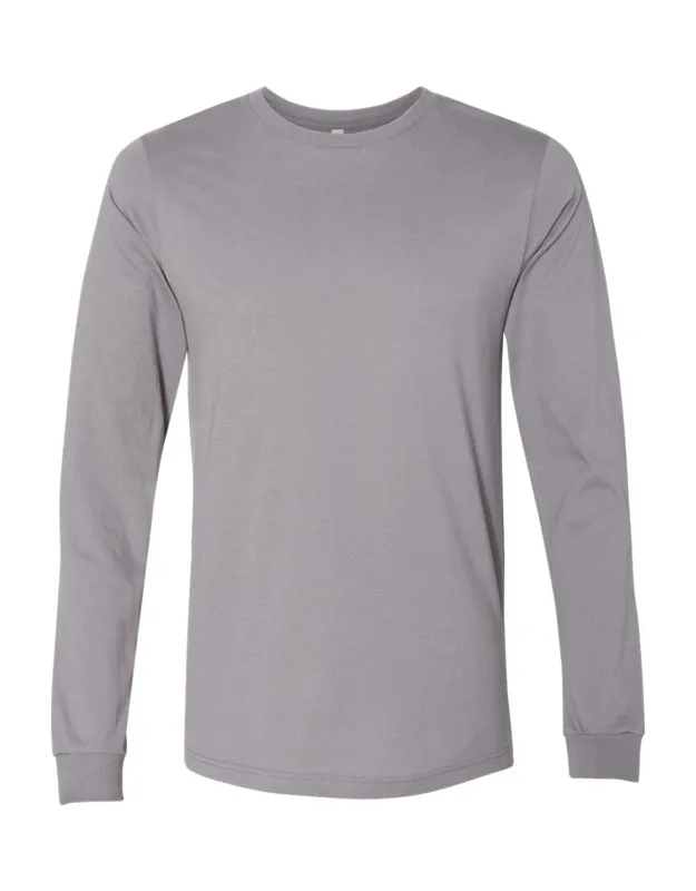 Jersey Long Sleeve Tee, 100% Airlume Combed And Ringspun Cotton, Retail Fit