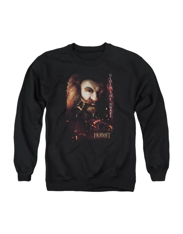 Hobbit Gloin Poster Crewneck Sweatshirt