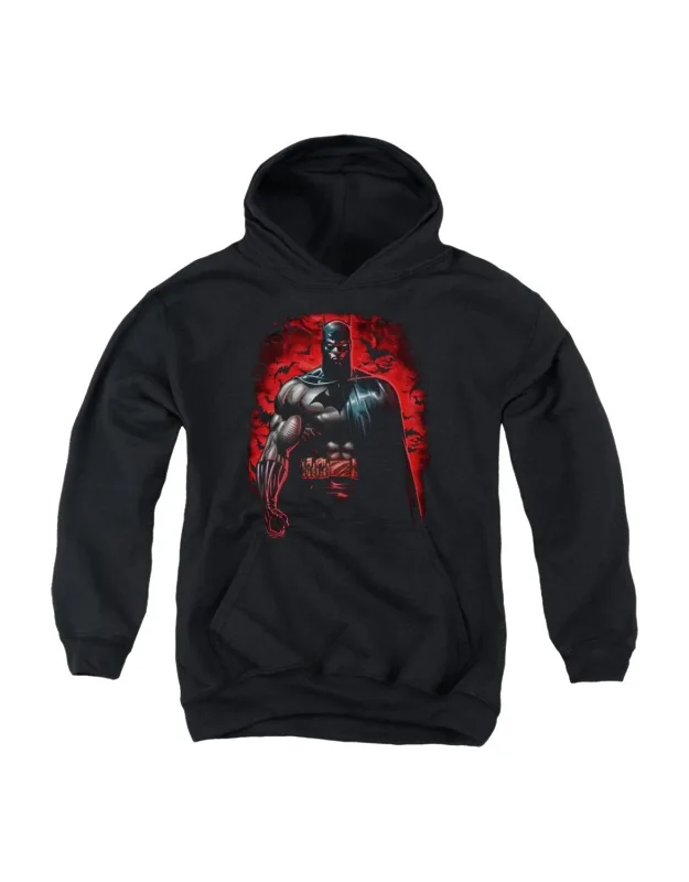 Batman Red Knight Youth Pull Over Hoodie - Stylish Everyday Wear