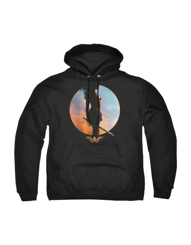 Wonder Woman Movie Wisdom And Wonder Adult Pull Over Hoodie / Hooded Sweatshirt Stylish For Easy, Everyday Wear And Guaranteed Authentic