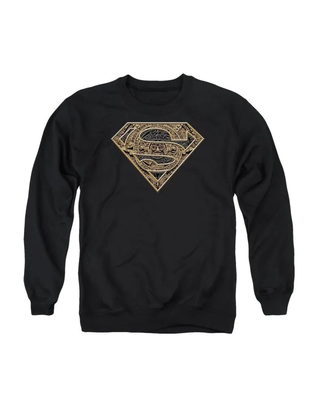 Superman Aztec Shield Crewneck Sweatshirt