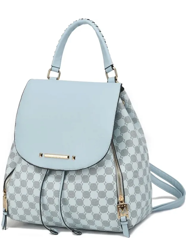 Circular Print Backpack