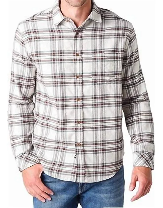 Plaid Collar Button-down Shirt