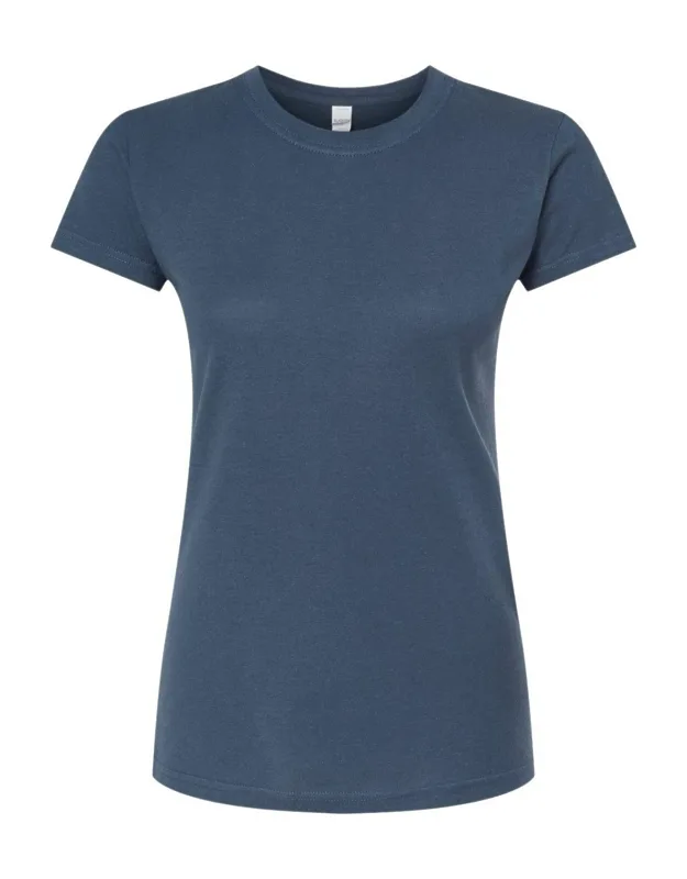 Tultex Slim Fit Fine Jersey T-shirt - Pre-shrunk 100% Ringspun Cotton, Double-needle Stitching