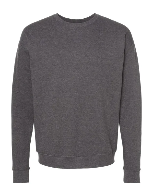 Fleece Crewneck Sweatshirt With Soft Cozy Feel And Printer-friendly Surface