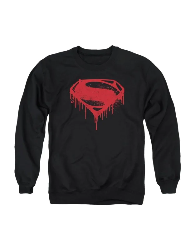 Batman V Superman Splattered Crewneck Sweatshirt