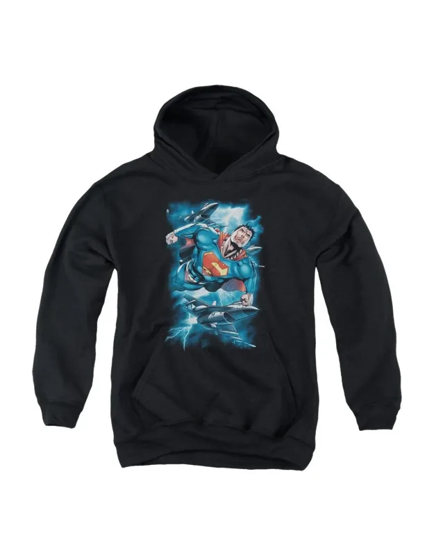 Superman Stormy Flight Hoodie - Stylish For Everyday Wear