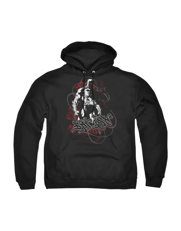 Batman Urban Gotham Pull Over Hoodie / Hooded Sweatshirt, Stylish For Everyday Wear