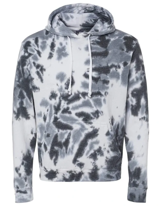 Tie-dyed Fleece Hooded Sweatshirt, Extra Soft Fleece, Pouch Pocket