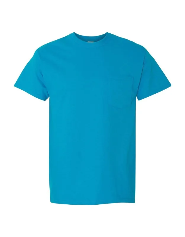 Heavy Cotton Pocket T-shirt, Midweight Fabric, Left Chest Pocket