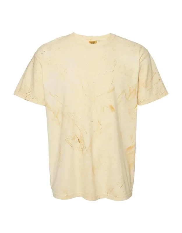 Comfort Colors Colorblast Heavyweight T-shirt With Relaxed Fit And Double-needle Topstitched Collar