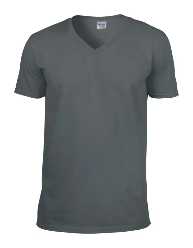 Soft Style V-neck Short Sleeve T-shirt