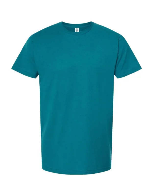 Fine Jersey T-shirt - Pre-shrunk 100% Ringspun Cotton, Double-needle Stitching