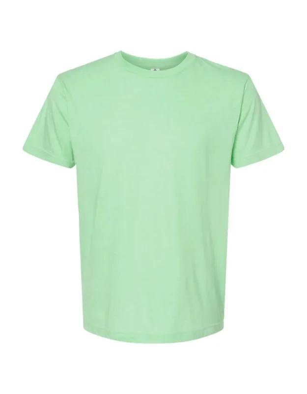 Fine Jersey T-shirt - Pre-shrunk 100% Ringspun Cotton, Double-needle Stitching