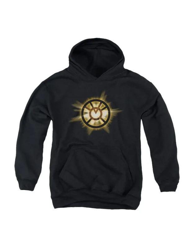 Green Lantern Glow Youth Pull Over Hoodie - Stylish And Great For Everyday Wear