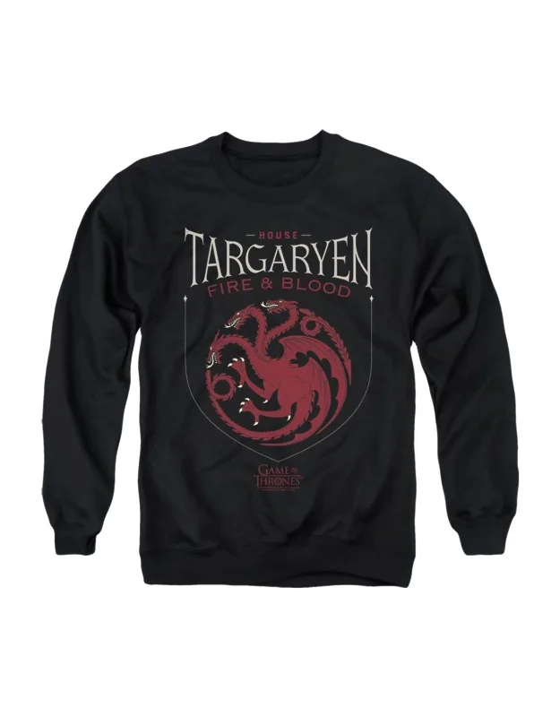 Game Of Thrones House Targaryen Sigil Crewneck Sweatshirt