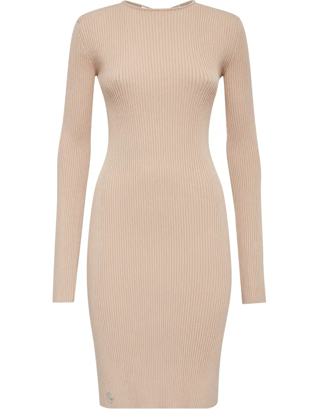 Knit Midi Criss Cross Dress