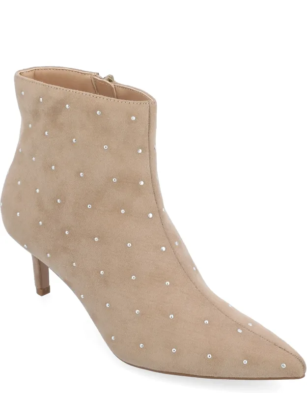 Rossia Bootie With Stud Details And Comfortable Insole