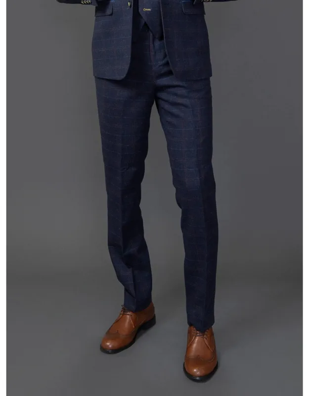 Tweed Check Trousers