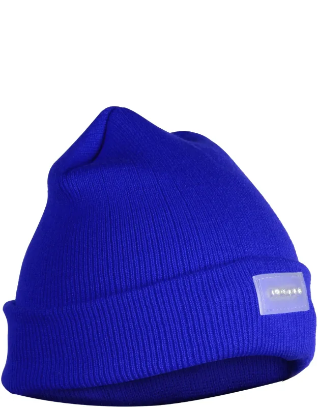 5 Led Knitted Beanies Winter Warm Hat Camping Jogging Running Cap Headlamp