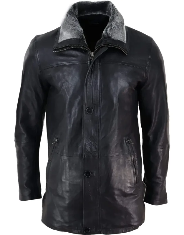 3/4 Long Safari Button Cover Coat