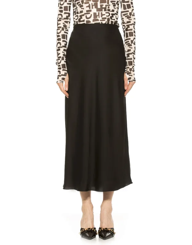 Hunter Midi Skirt With Elasticated Waist