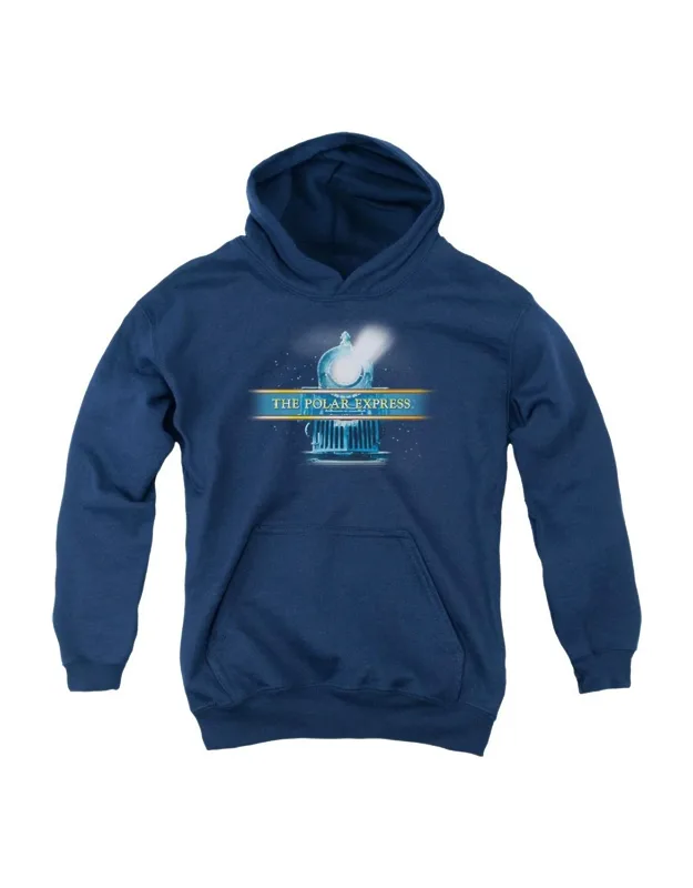 Polar Express Train Logo Youth Pull Over Hoodie - Stylish And Comfortable Everyday Wear