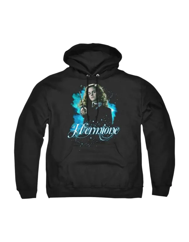 Harry Potter Hermione Ready Adult Pull Over Hoodie - Stylish For Everyday Wear, 50% Cotton And 50% Polyester