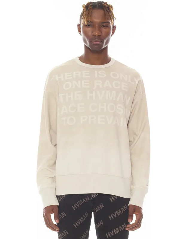 Crew Sweatshirt With Oversized Fit And Pullover Crewneck