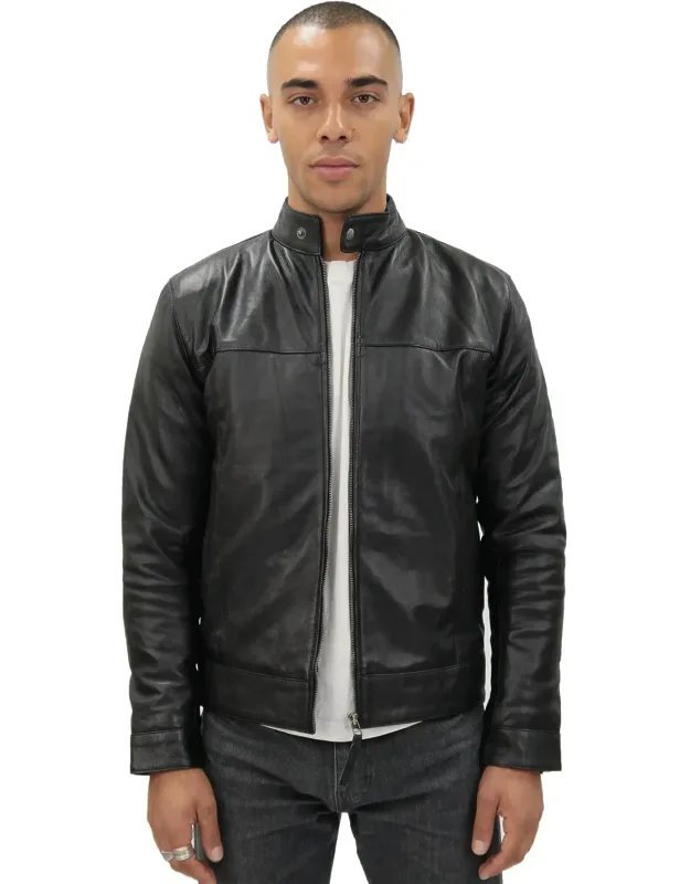 Retro Leather Biker Jacket