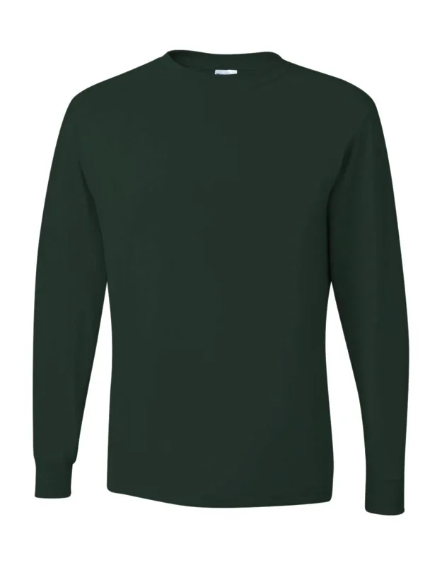 Dri-power Long Sleeve T-shirt With Advanced Moisture-management Performance And Excellent Printability