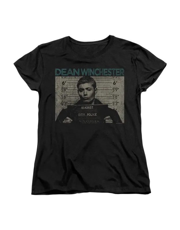Supernatural Dean Mug Shot T-shirt