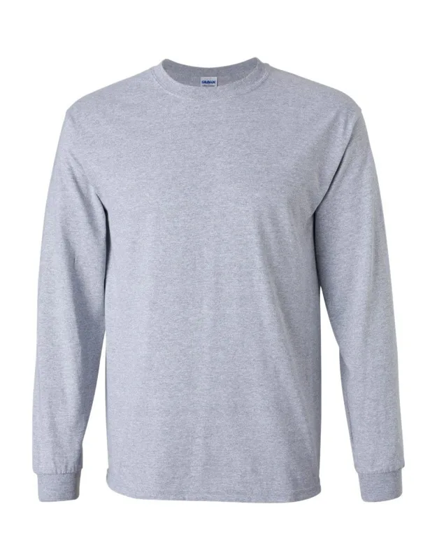 Ultra Cotton Long Sleeve T-shirt, Heavyweight Fabric, Classic Fit