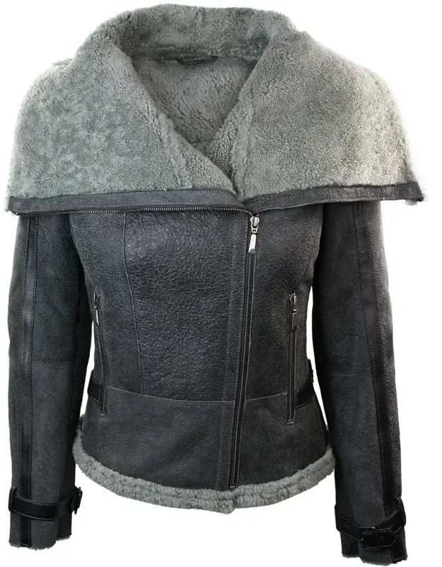 Biker Shearling Sheepskin Jacket