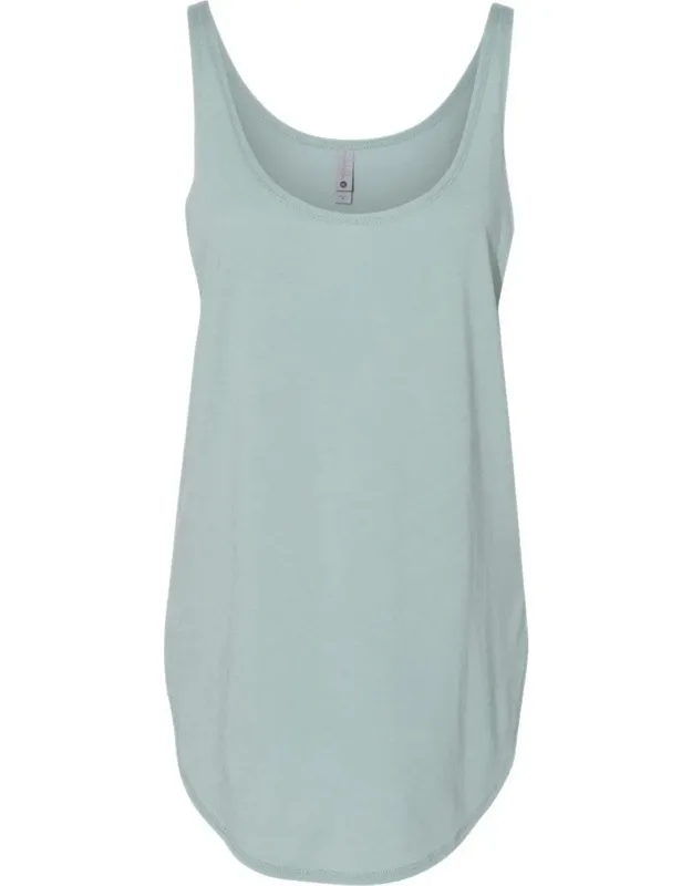 Next Level Festival Tank With Scoop Neckline And Curved Hem