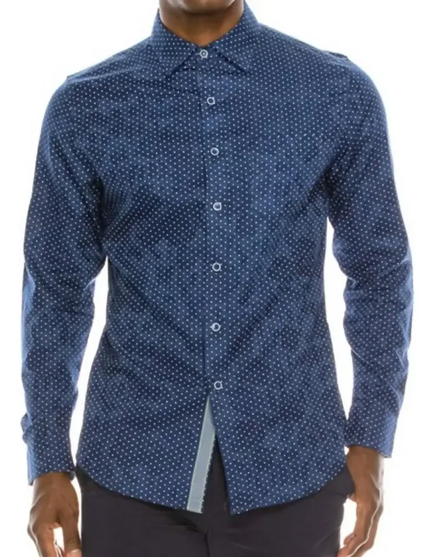 Polka Dot Dress Shirt