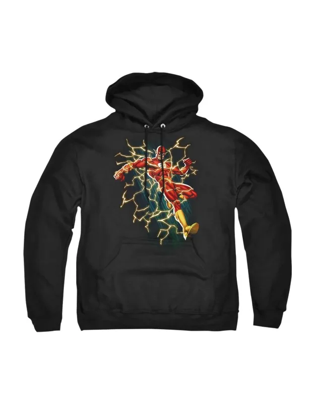 Justice League Of America Electric Death Adult Pull Over Hoodie - Stylish Everyday Wear