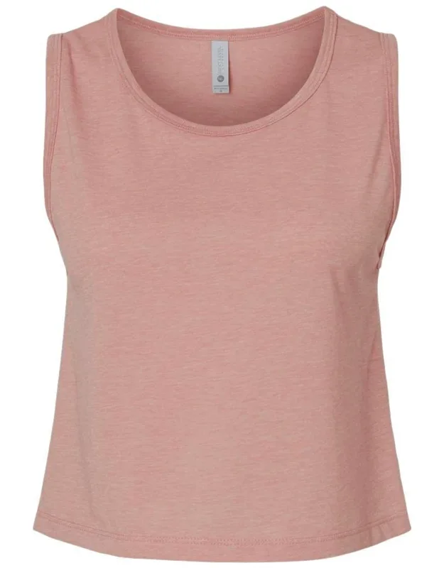 Next Level Festival Crop Tank With Relaxed Fit And Flowy Drape