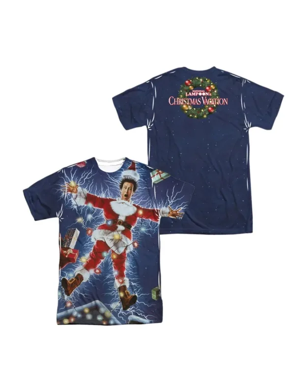 Christmas Vacation Electrified Short Sleeve Crew Tee