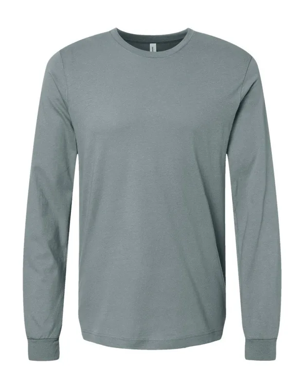 Jersey Long Sleeve Tee, 100% Airlume Combed And Ringspun Cotton, Retail Fit