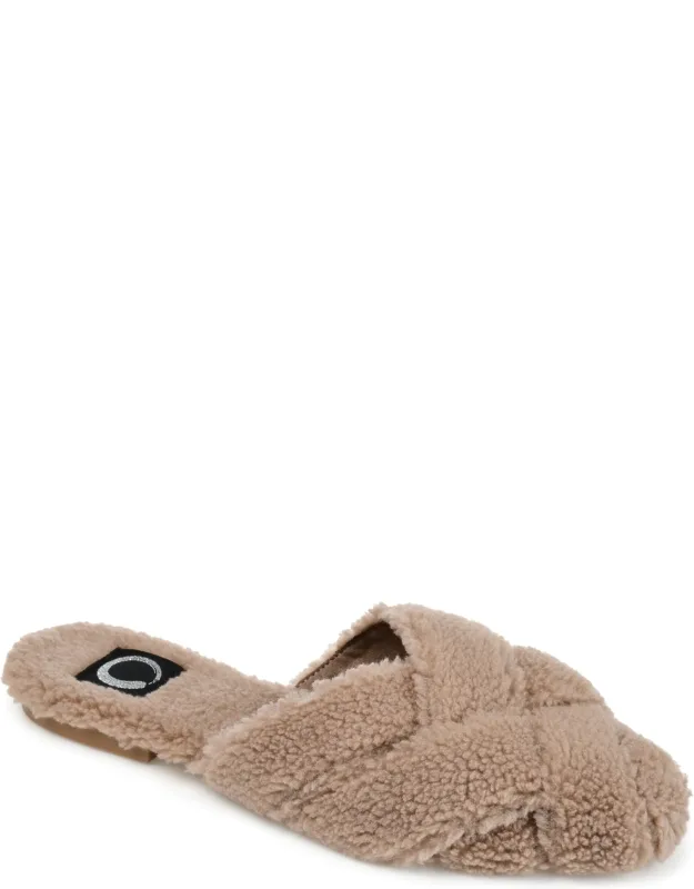 Faux Fur Slippers