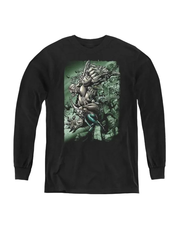 Superman Doomsday Destruction Long Sleeve Tee