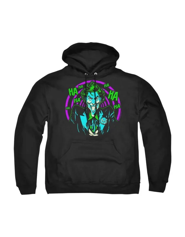 Batman Hahaha Adult Pull Over Hoodie / Hooded Sweatshirt - Stylish Everyday Wear