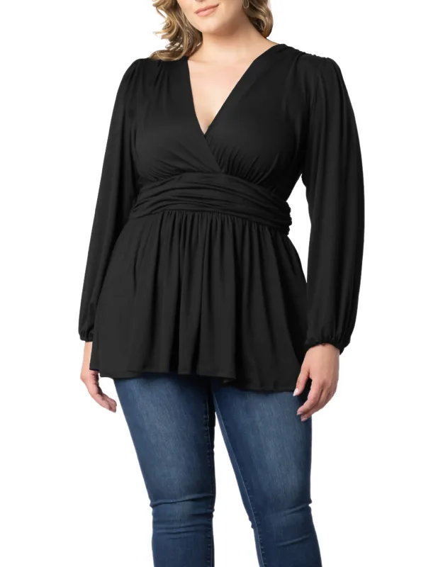Leah Long Sleeve Tunic Top